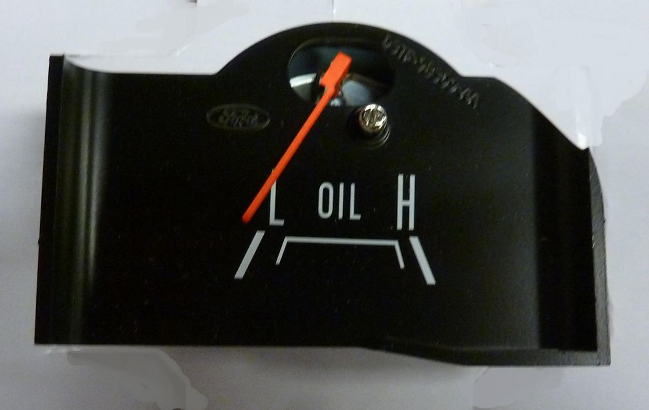 1973-77 Early Ford Truck Oil Gauge with Red Needle, ea.