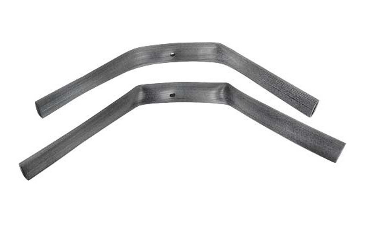 1948-79 Ford Truck Flareside Tailgate Chain Covers, Black, pr. (Stepside)