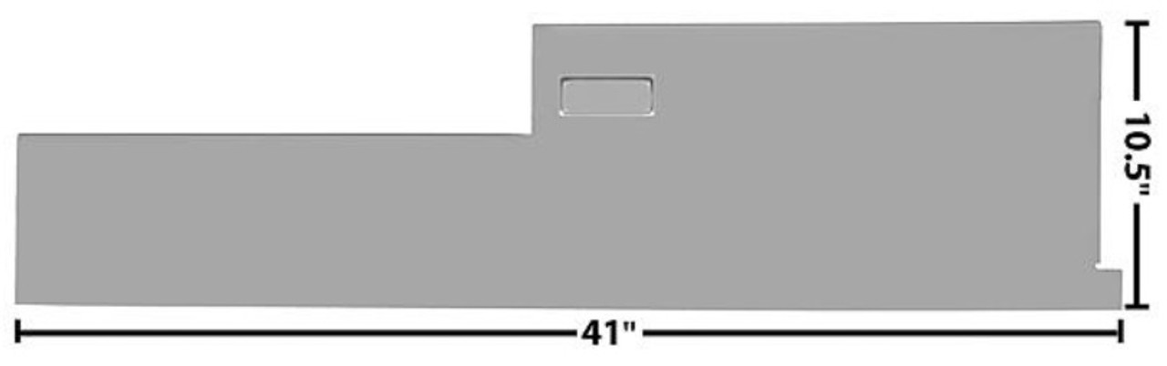 1966-67 Bronco Inner Rocker Panel LH, ea.