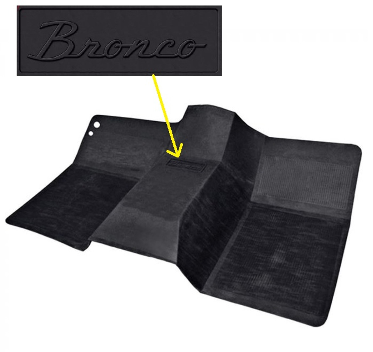 1966-77 Bronco Front Floor Mat