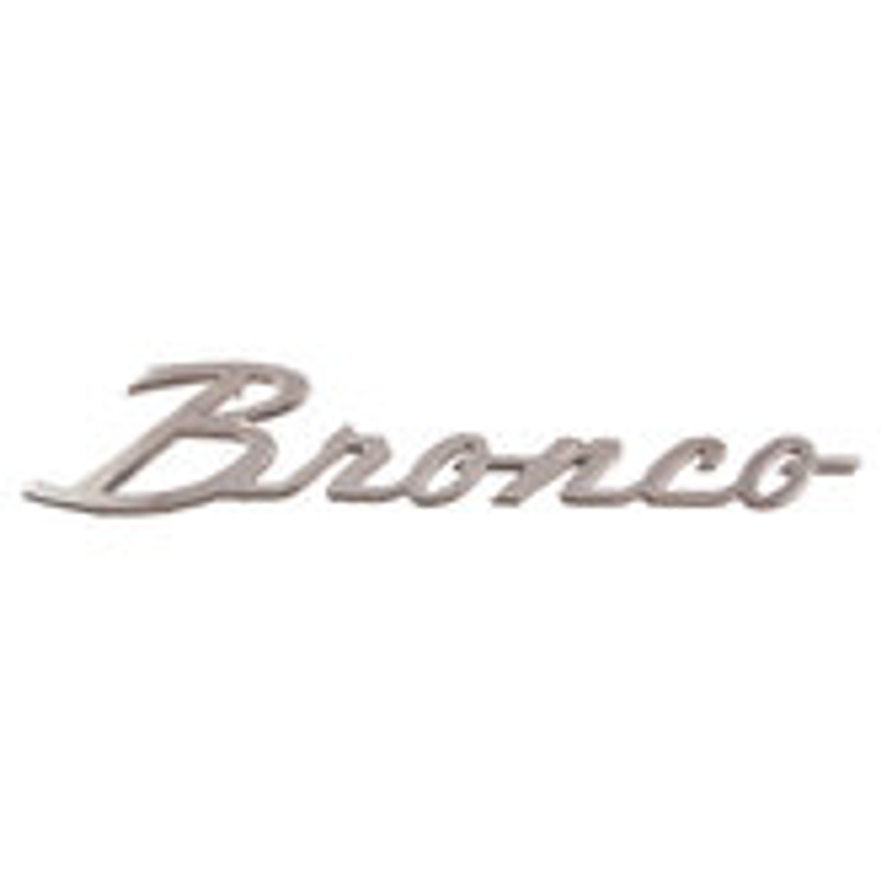 1966-77 Ford Bronco Fender Emblem "Bronco"