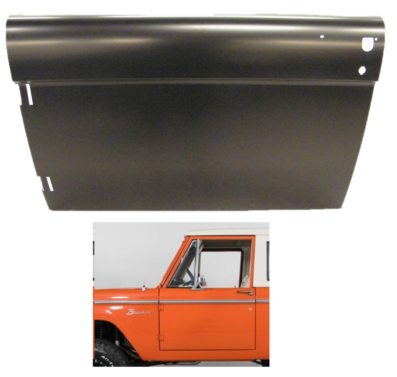 1966 Bronco Door Skin LH, ea.