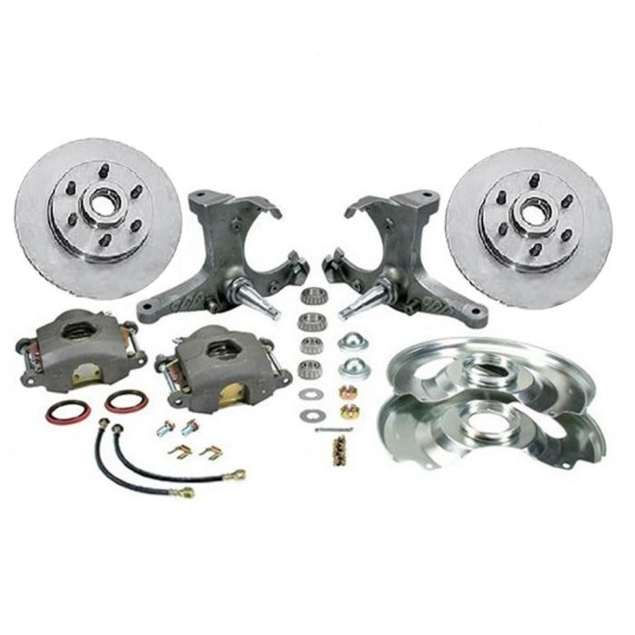 1960-62 Chevy Truck 6 Lug Stock Spindle Disc Brake Wheel Kit.