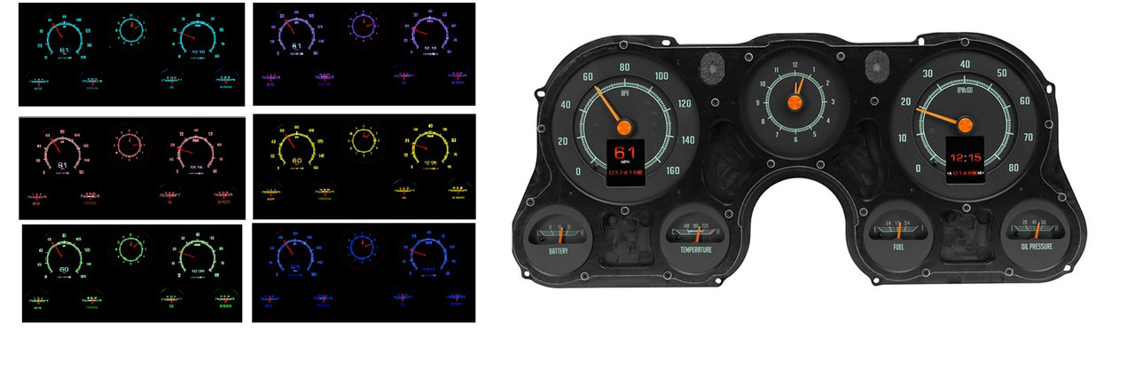 1967-72 Chevy Truck Dakota Digital RTX System