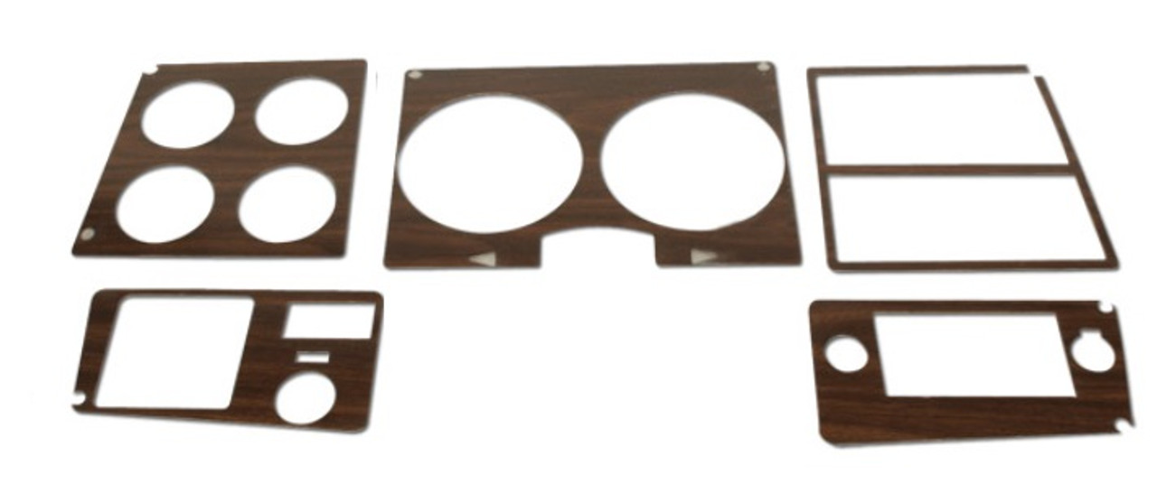 1978-80 Chevy/GMC Truck Woodgrain Dash Bezel Repair Kit w/ AC