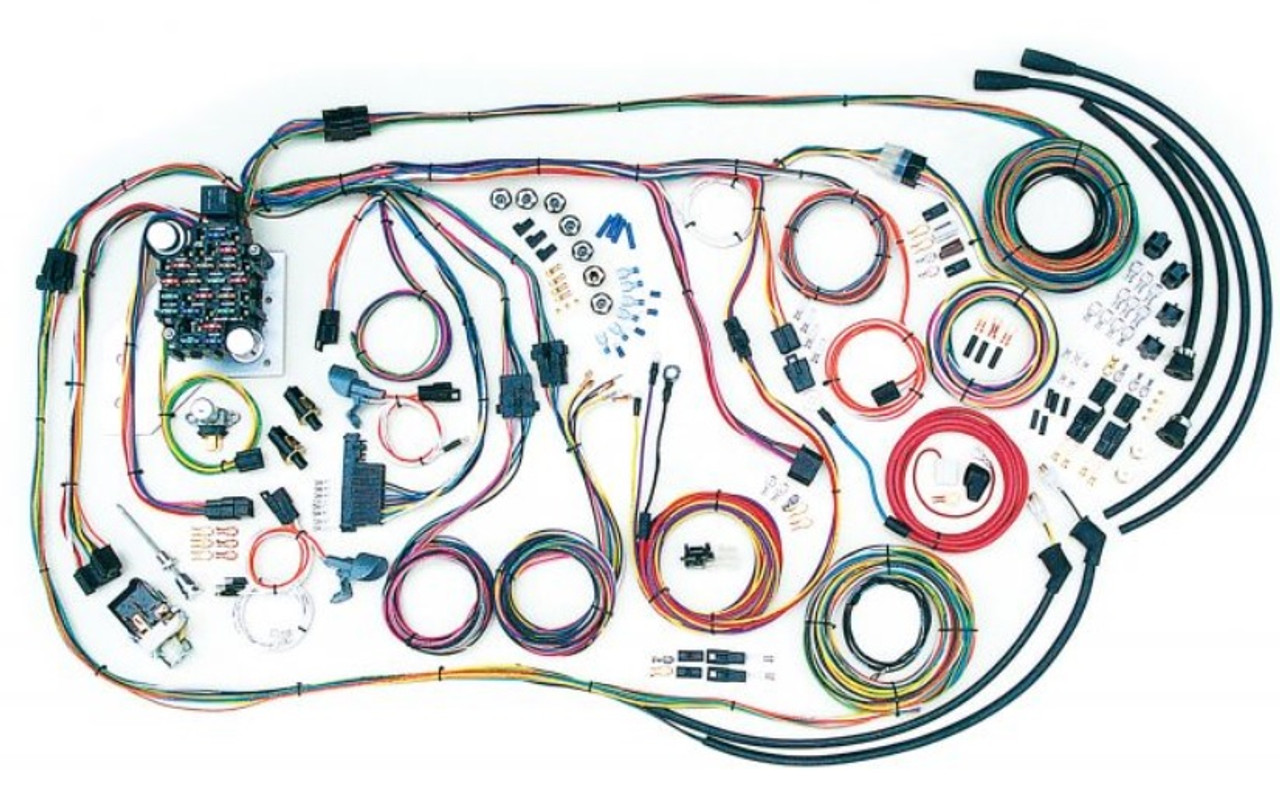 1955 2nd Ser. Chevy Truck Wiring Diagram, Full Color Laminated