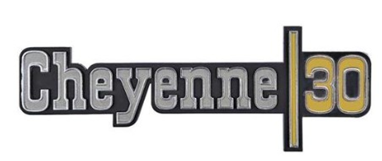 1973-74 Chevy Truck Cheyenne 30 Fender Emblem (1 Ton)