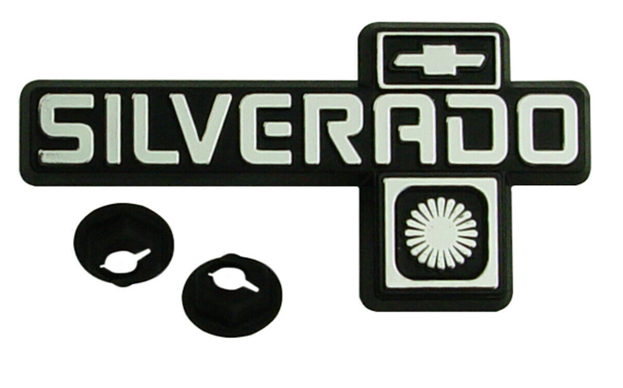 1981-87 Chevy Truck Dash Trim Emblem "SCOTTSDALE" ea.
