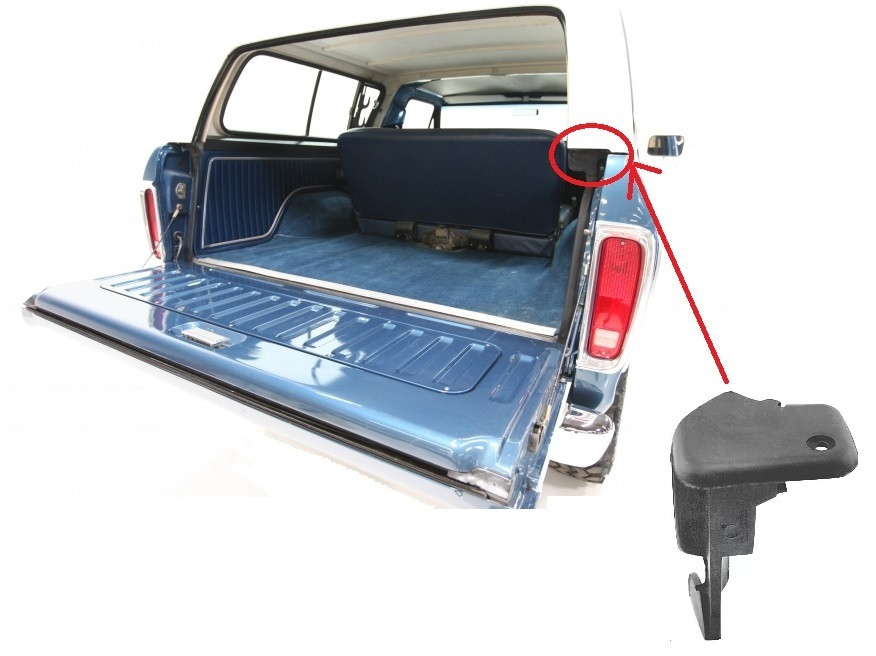 1978-79 Bronco Liftgate Upper and Side Seal, ea. - Southwest Classics