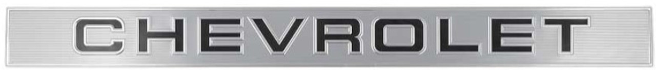 1988 Chevy Tailgate Band Aluminum As Original w/ Chevy Lettering