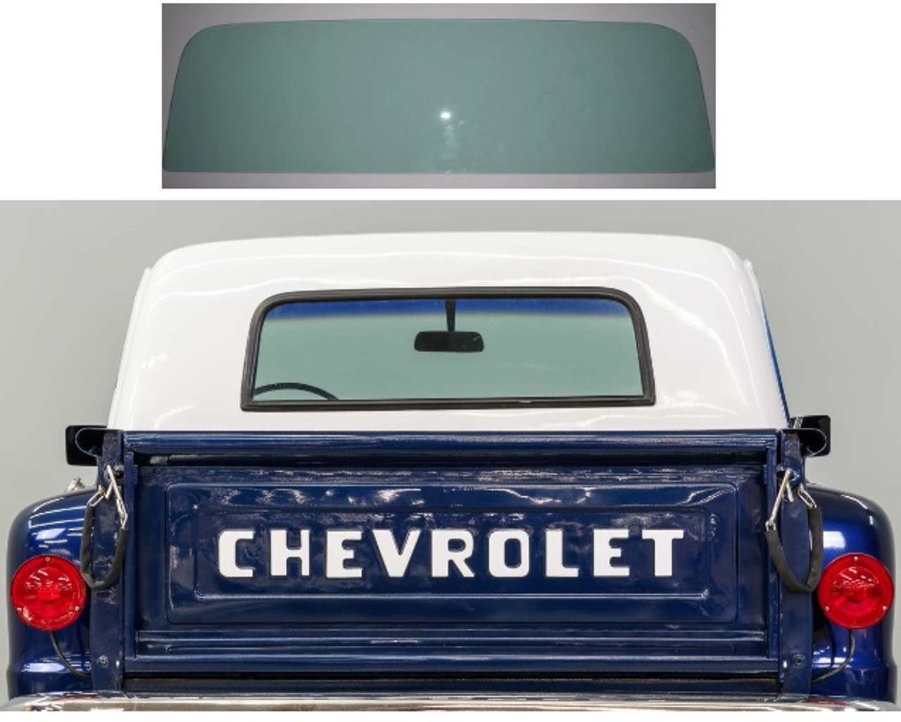 1967 Chevy, GMC Truck Small Tinted Back Glass, ea.