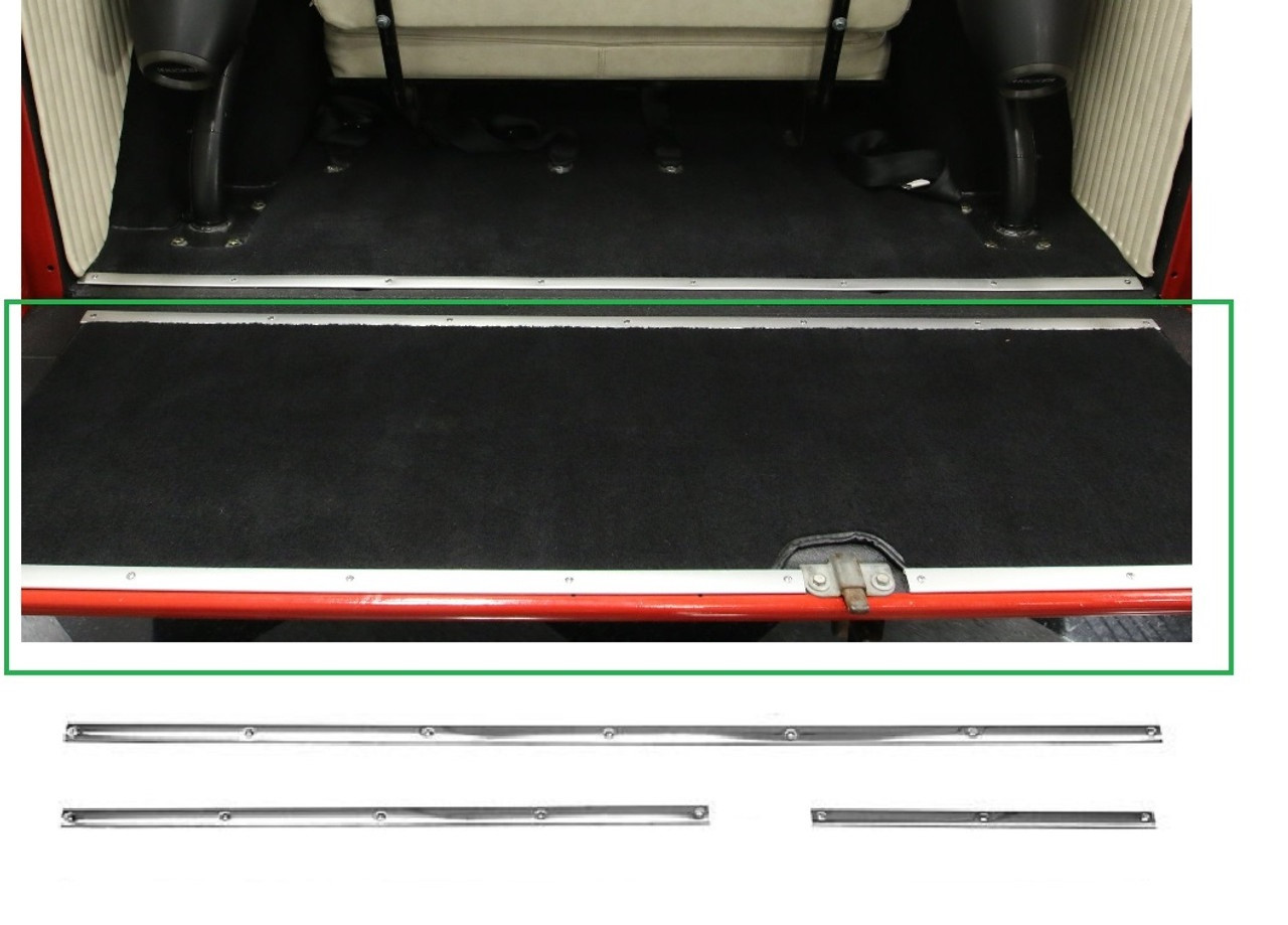 1966-77 Bronco Tailgate Inner Trim 3 Pcs Set.