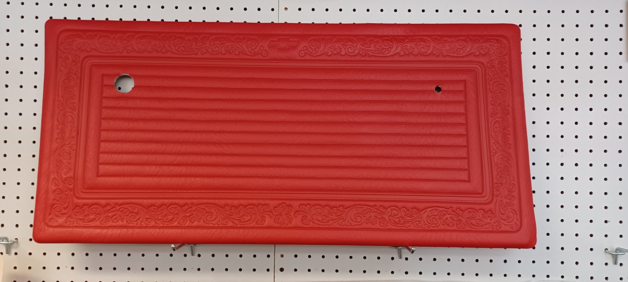 1969 Chevy, GMC Truck Bright Red Pre-Assembled Door Panels
