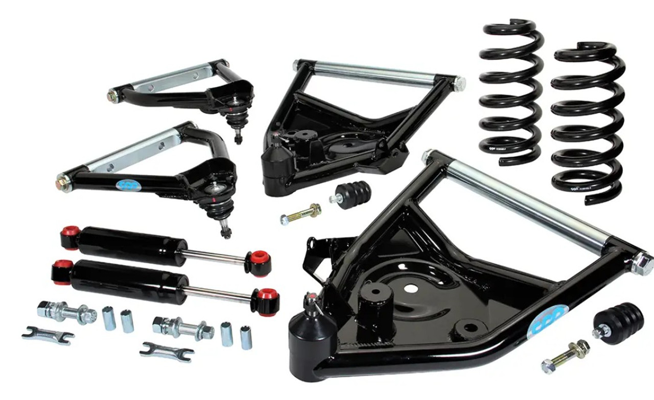 1973-87 Chevy, GMC Truck Tubular Control Arm with Coil Spring & Shock Kit.