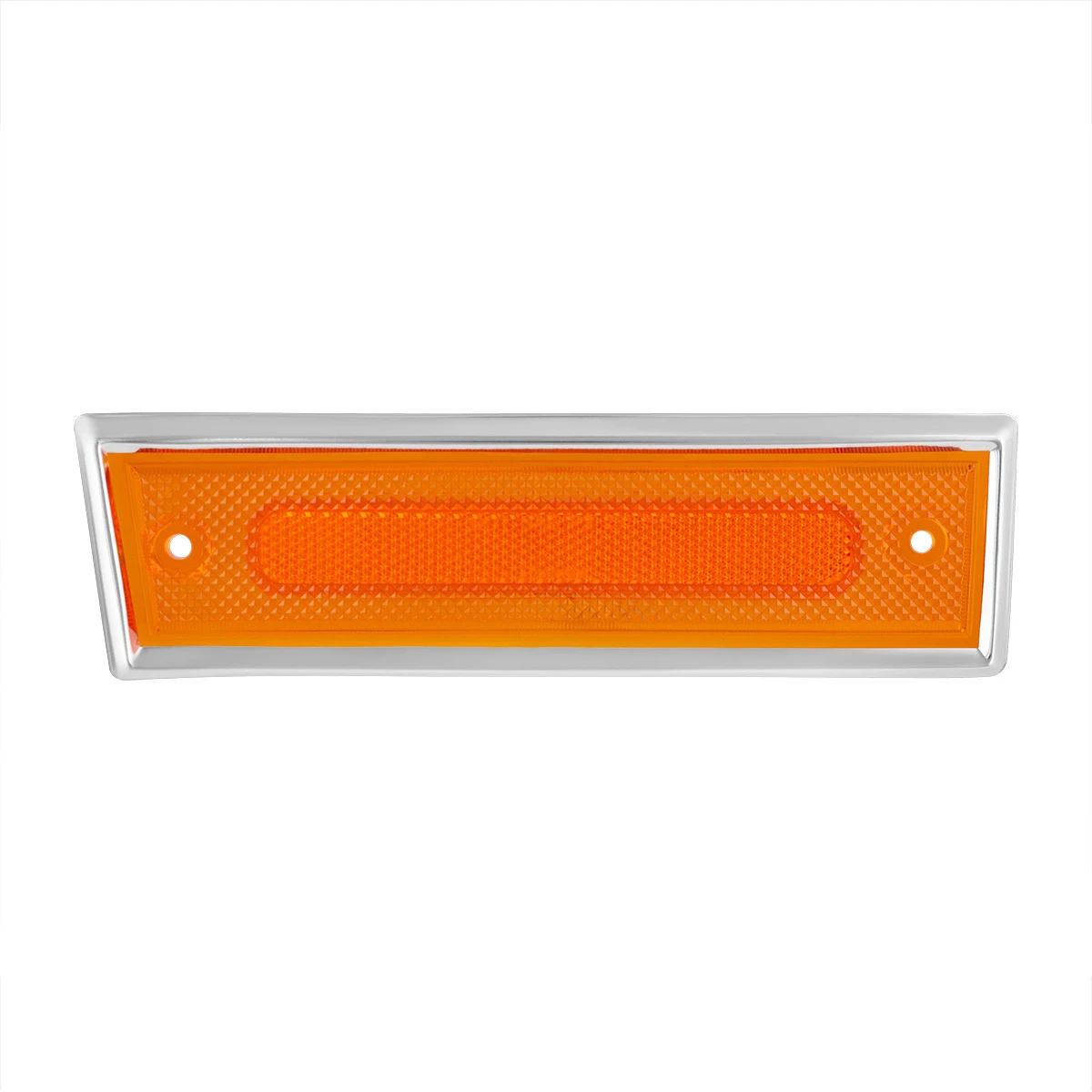 1981-87 Chevy / GMC Truck & 1981-91 Blazer / Suburban, 8 Amber LED Dual Function Side Marker With SS Trim - LH