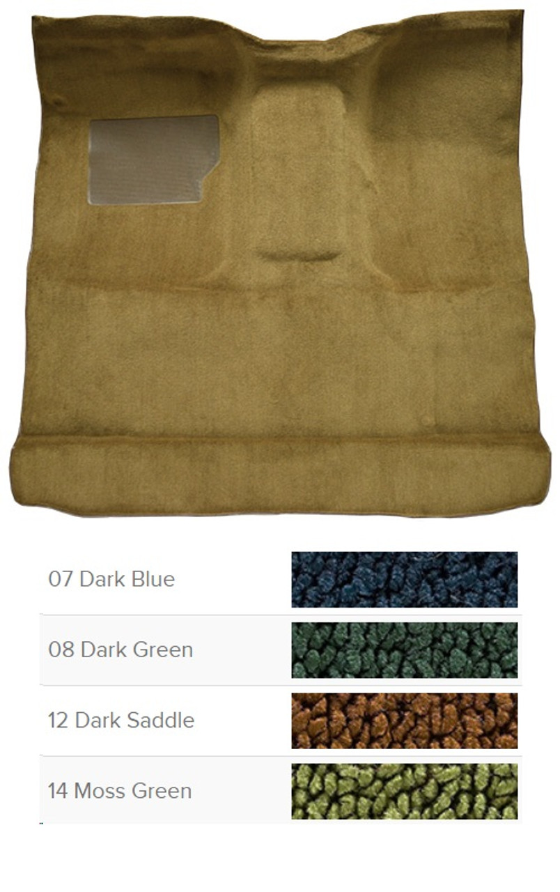 1973 Ford Truck 4WD Auto or 4 Spd Special Order Color Molded Loop Carpet ea.