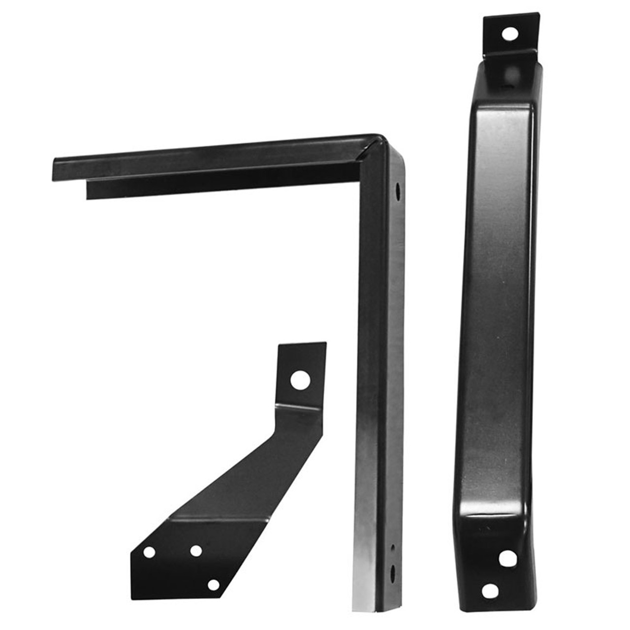 1955-58 Chevy Truck Cameo Bumper Bracket 3 Pcs Kit - LH