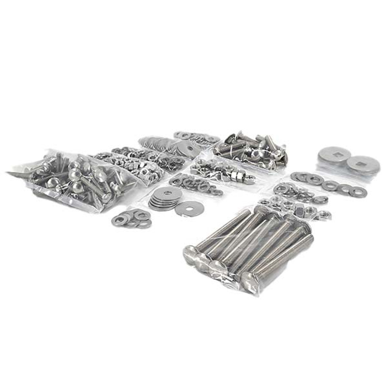 1948-52 Ford Truck Short Flareside Polished Stainless Bed Bolt Kit