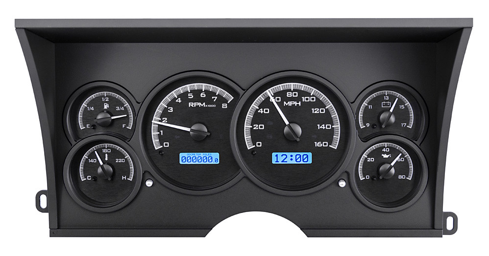 1988-94 Chevy / GMC Truck / SUV, Dakota Digital VHX Instruments - Black Face