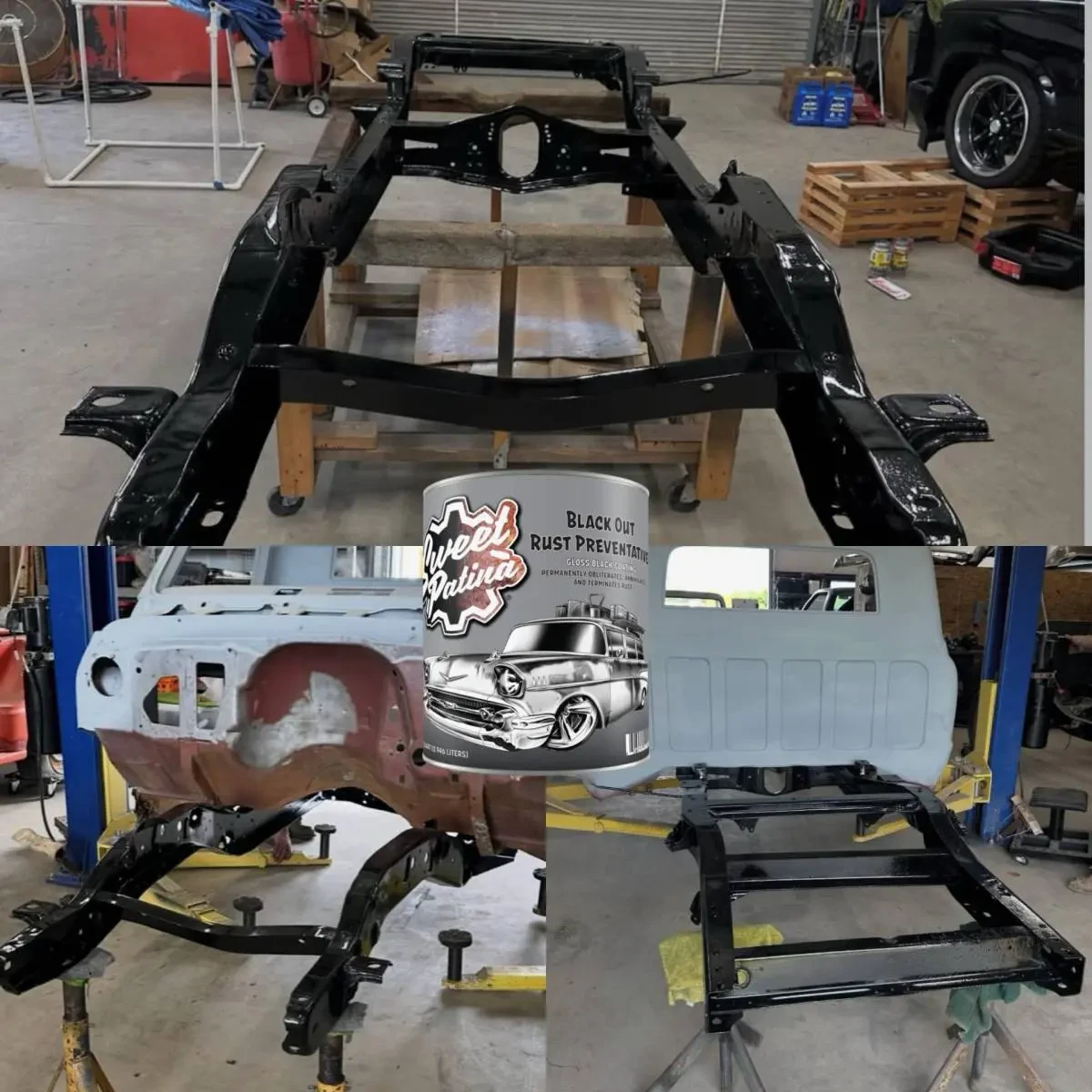 Sweet Patina “BLACK OUT” Rust Preventative Coating, Quart