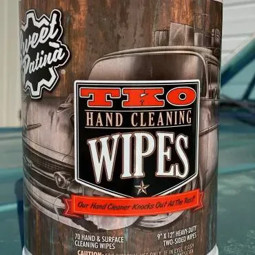 Sweet Patina TKO Hand Cleaning Wipes, Six Pack