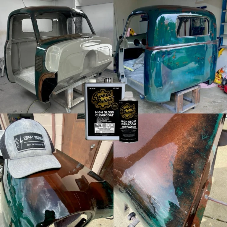Sweet Patina Pro Level High Gloss Clearcoat, Gallon Kit (With 64oz Activator)