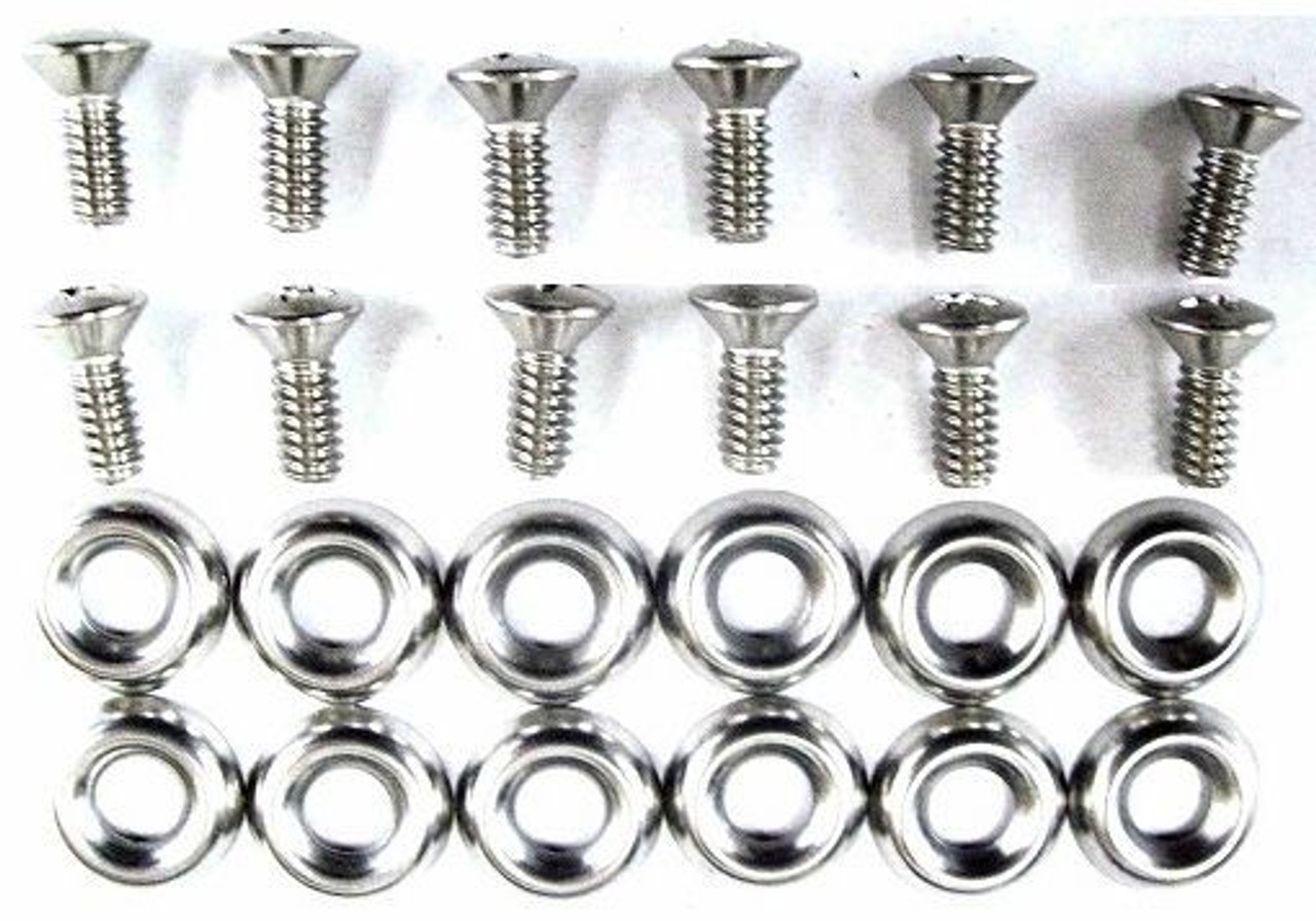 1947-52 Chevy/GMC Truck Door Panel Screw (24pcs, does both doors) set.