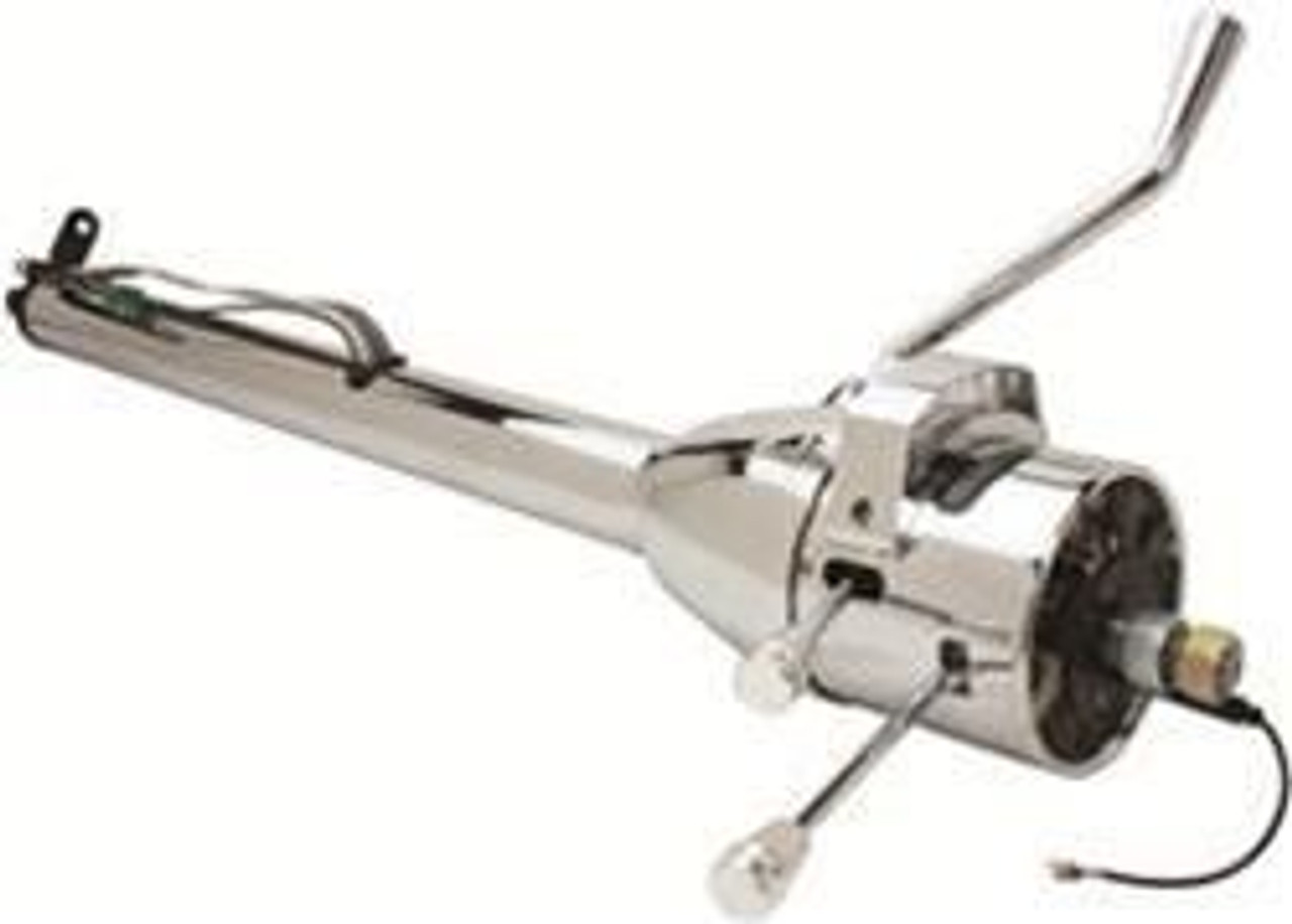 33" Tilt Shift Chrome Steering Column with shift lever. Fits 1947-59 Chevy/GMC Pick UP.