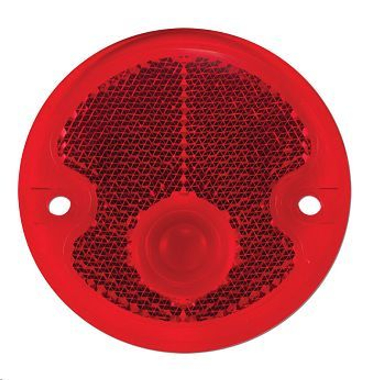 1954-55 1st Ser. Chevy/GMC Tail Lamp Lens, Red Plastic, fits RH or LH, ea.