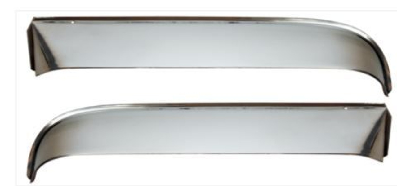 1955-59 Chevy/GMC Truck Vent Shade, pr. (polished stainless steel)