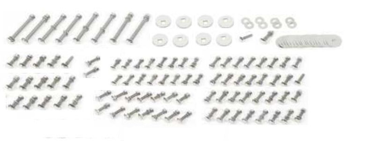 1955-57  Chevy/GMC Truck Bed Bolt Kit Long Bed Step Stainless Steel, kit.