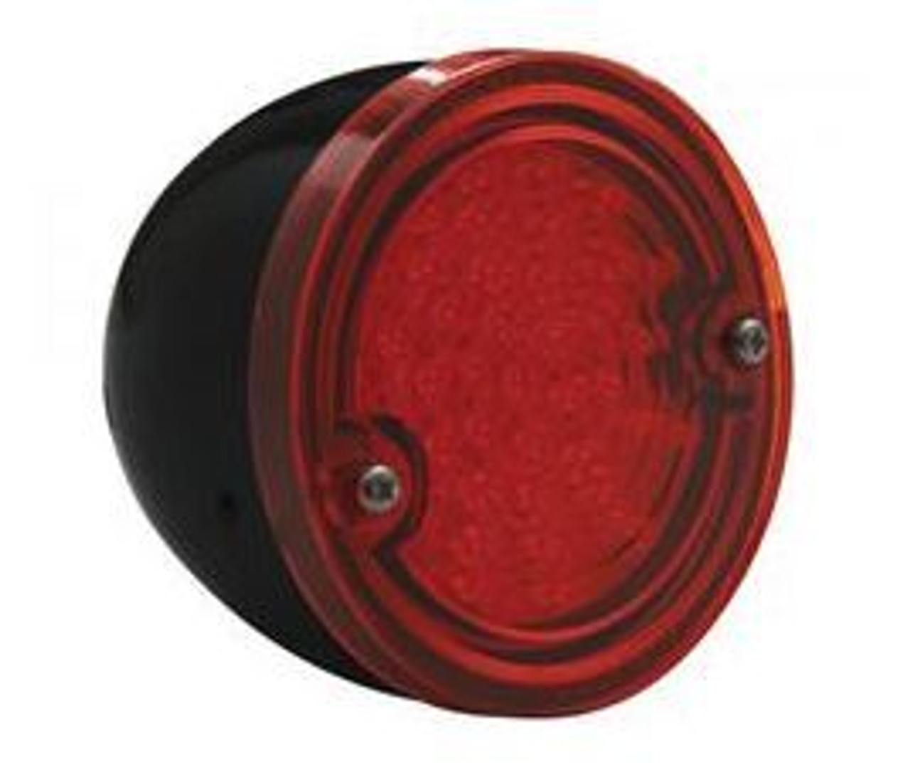 1960-66 Chevy/GMC Stepside Tail Lamp Assembly, Black w/Red Lens LED, fits RH or LH, ea.