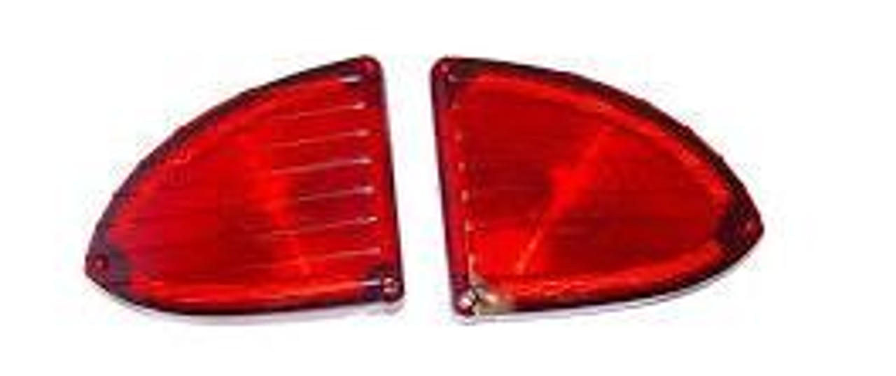 Tail Lamp Lens 1960-66 Chevy Panel Suburban pr