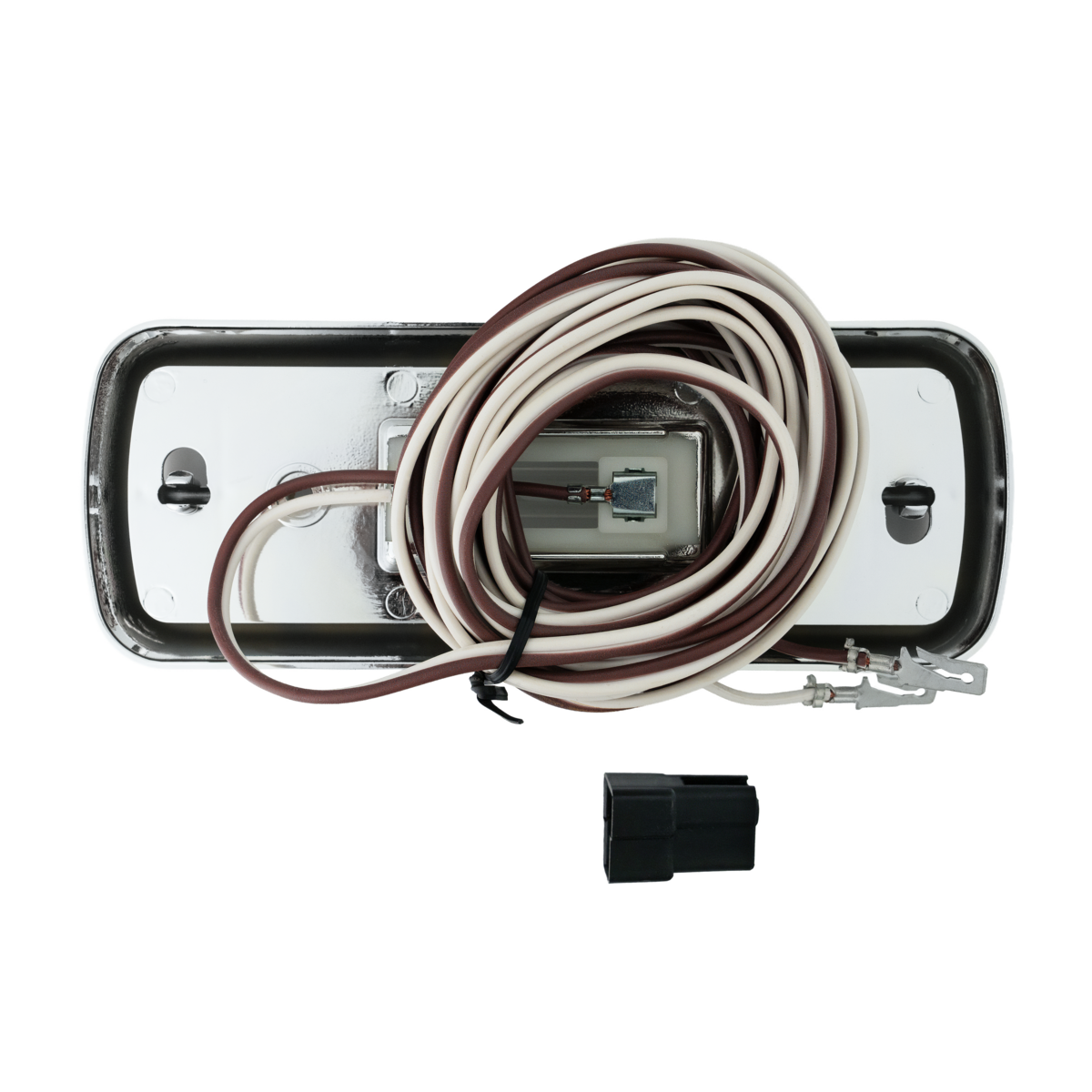 1960-72 Chevy/GMC Truck Dome Lamp Assembly, (w/chrome base & wiring)