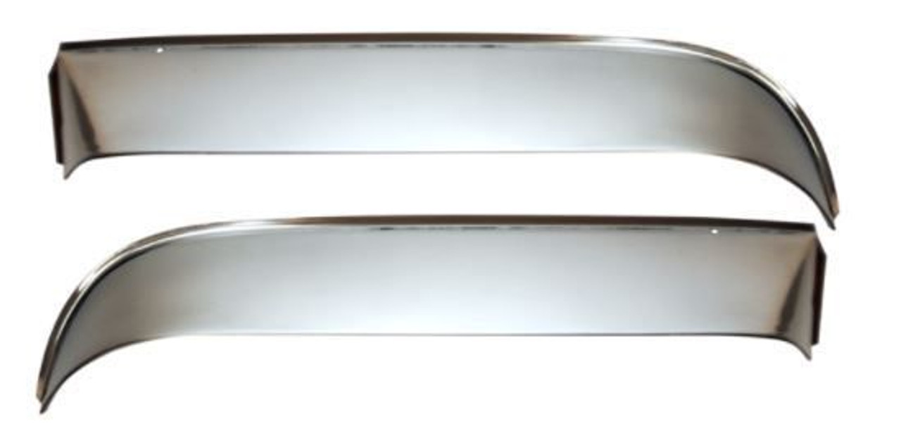 1960-63 Chevy/GMC Truck Vent Shade, pr. (polished stainless steel)