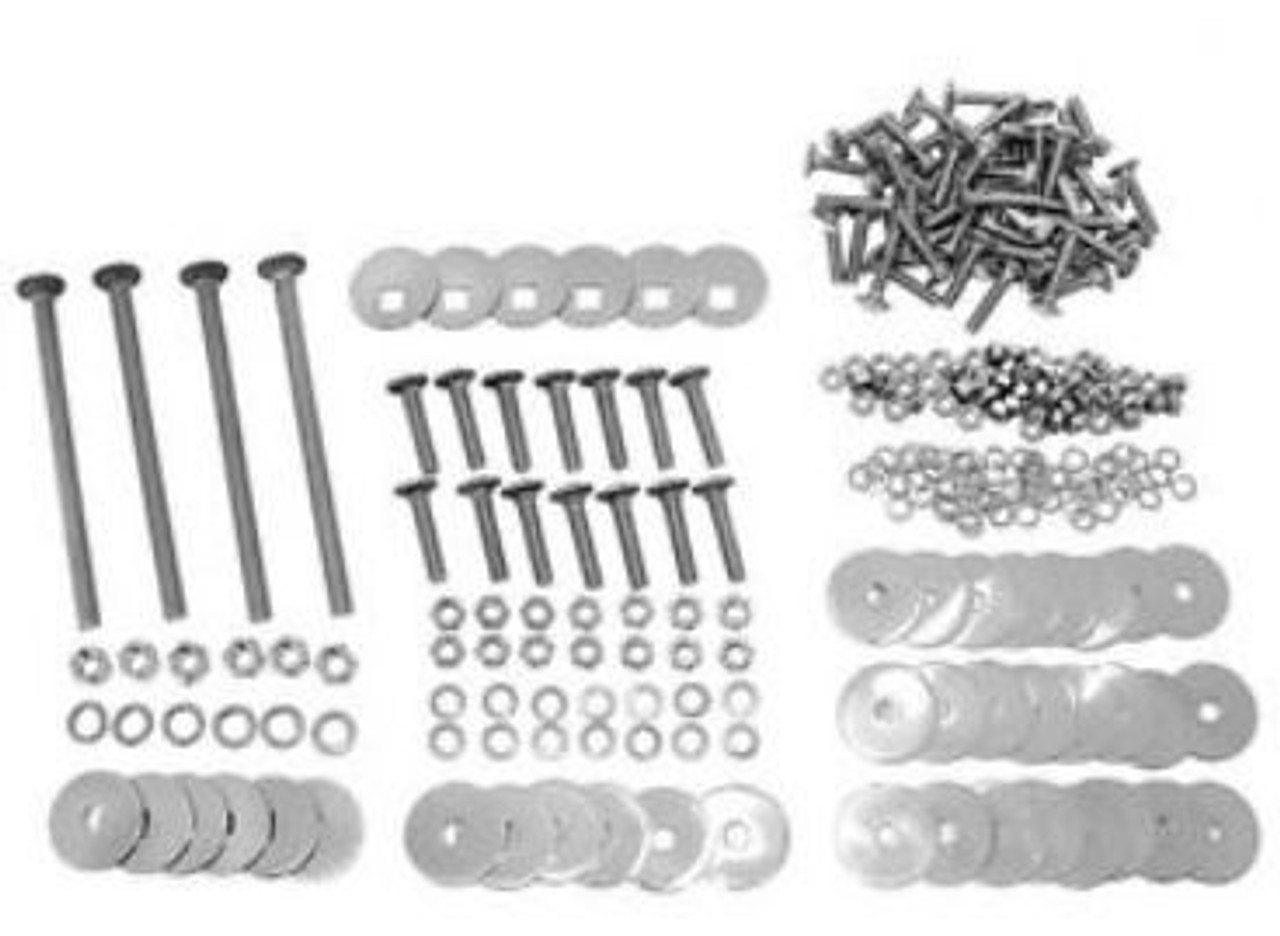 1960-62 Chevy/GMC Truck Long Stpeside Bed Bolt Kit. (Cadmium)