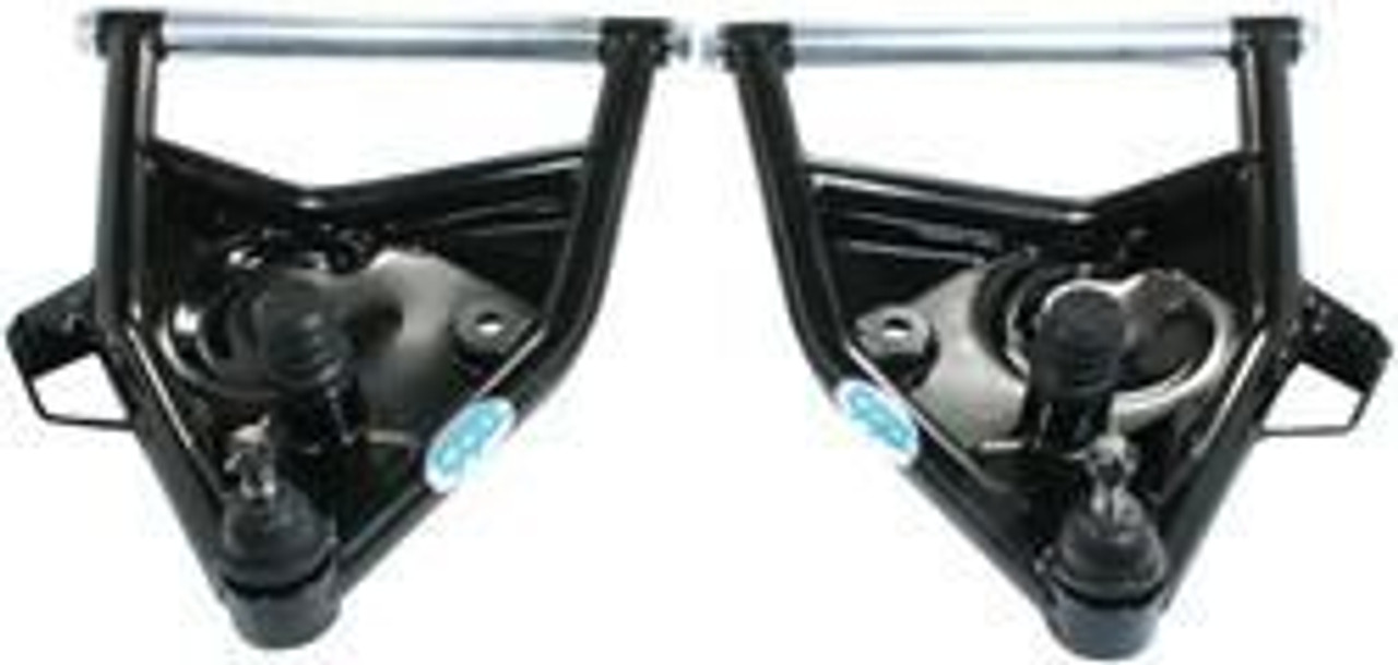 1963-1970 Chevy Truck Tubular Control Arms, Lower, black, (coil spring) pr.
