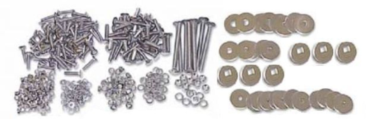 1963-66 Chevy/GMC Truck Longbed Fleetside Cadmium Bed Bolt Kit.