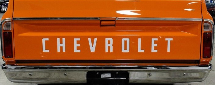 1967 - 72 Chevy Truck, Tailgate W/ Chevrolet Lettering - Fleetside