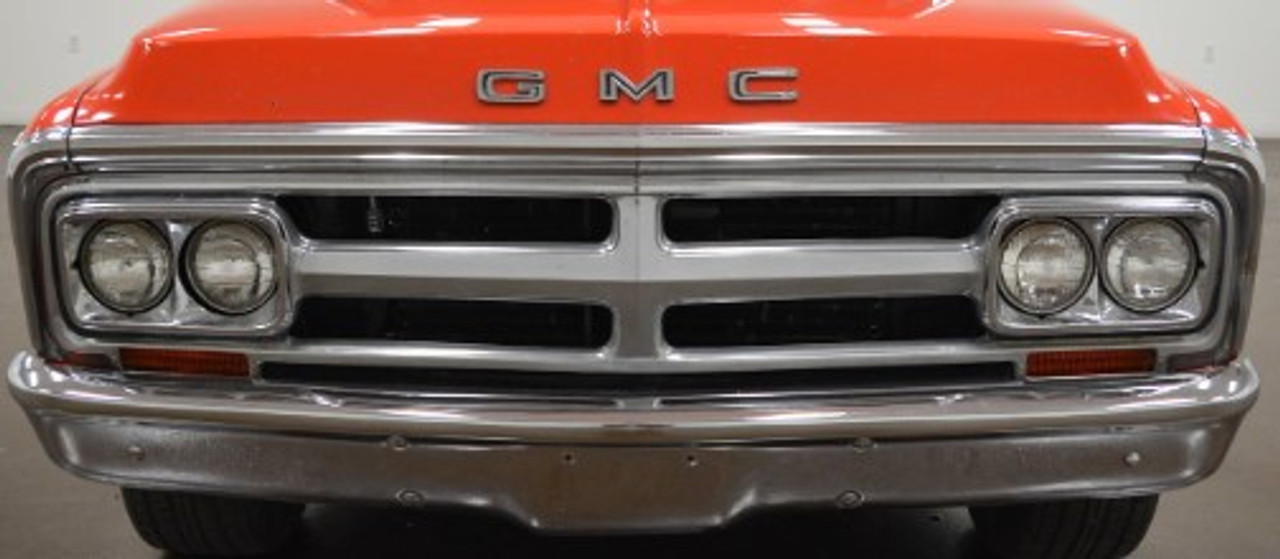 1968-72 GMC Truck Front Hood Letters "GMC", ea. (chrome, w/hardware)