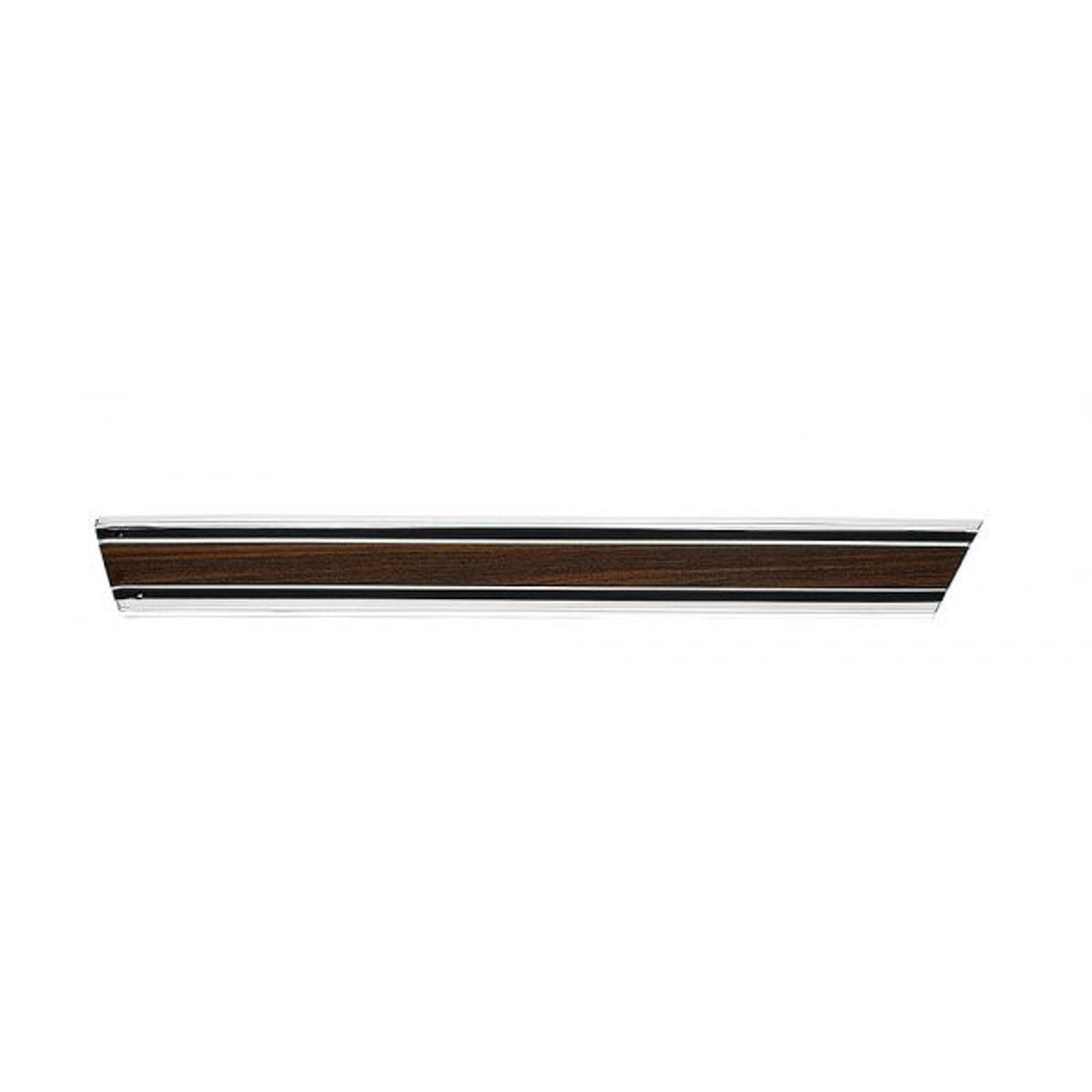 1969-72 Chevy/GMC Truck Bedside Lower Molding In Front of Wheel. Shortbed, Woodgrain Insert (includes clips) RH, ea.