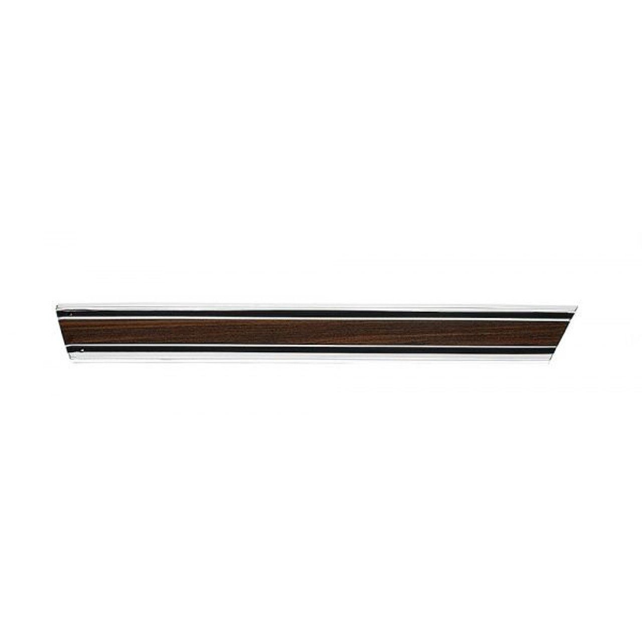 1969-72 Chevy/GMC Truck Bedside Lower Molding Rear of Wheel. Shortbed, Woodgrain Insert (includes clips) LH, ea.