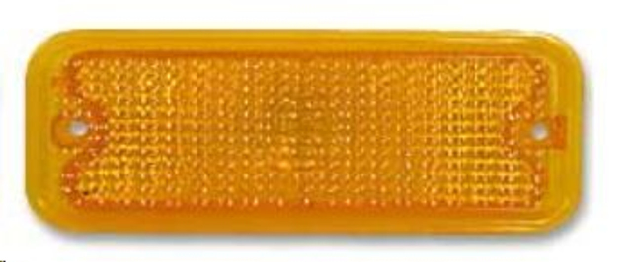 1973-74 Chevy/GMC Truck Park Light Lens RH, ea. (Amber)(original for trucks without body side moldings)