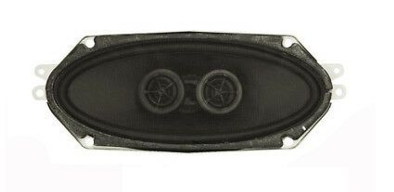 Dual Voice Control Dash Speaker, 4 X 10, Fits 1973-87 Chevy and GMC Pickup.