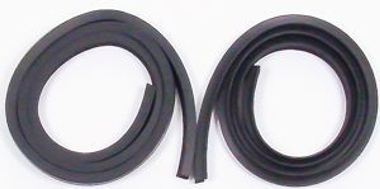 1973-77 Chevy/GMC PU/Suburban/1976-77 Blazer/Jimmy Front Upper Door Seal (w/strip)(Fits on Body) Pr.