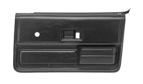 1973-76 Chevy/GMC Truck Front Door Panels, pr (Black Dye To Match