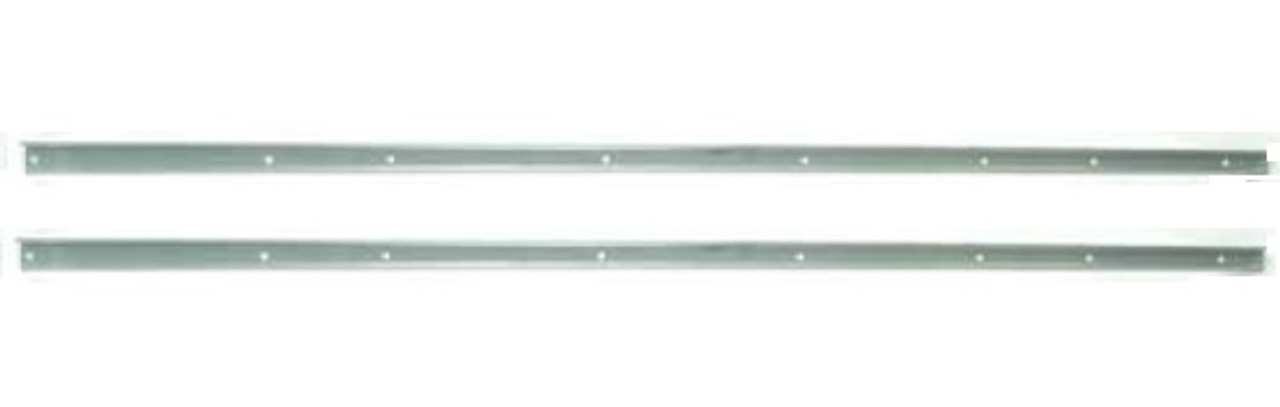 1973-87 Chevy/GMC Truck Bed Angled Strips, pr (Zinc)(Short/Stepside)