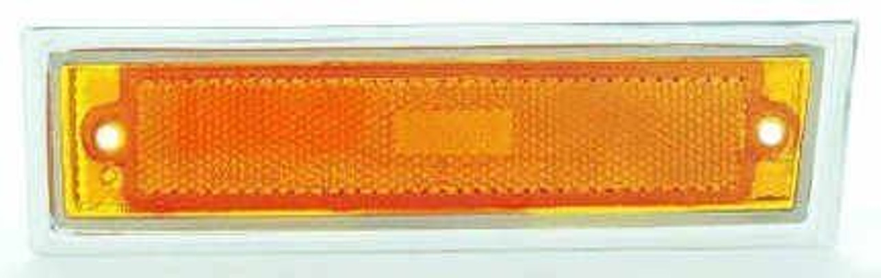 Front Side Marker Lamp Deluxe with Trim LH 1981-87 Chevy Truck ea.