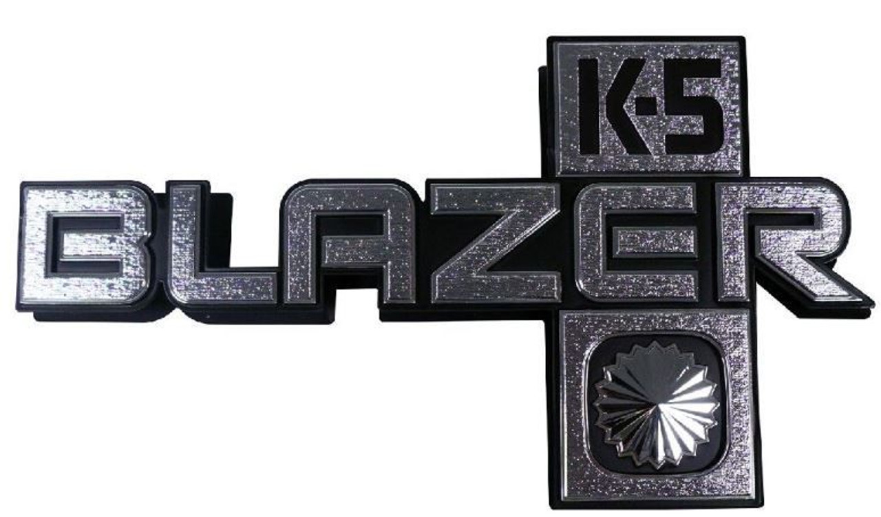 K5 Blazer Front Emblem, Pr. Fits 1981-88 Chevy Blazer.