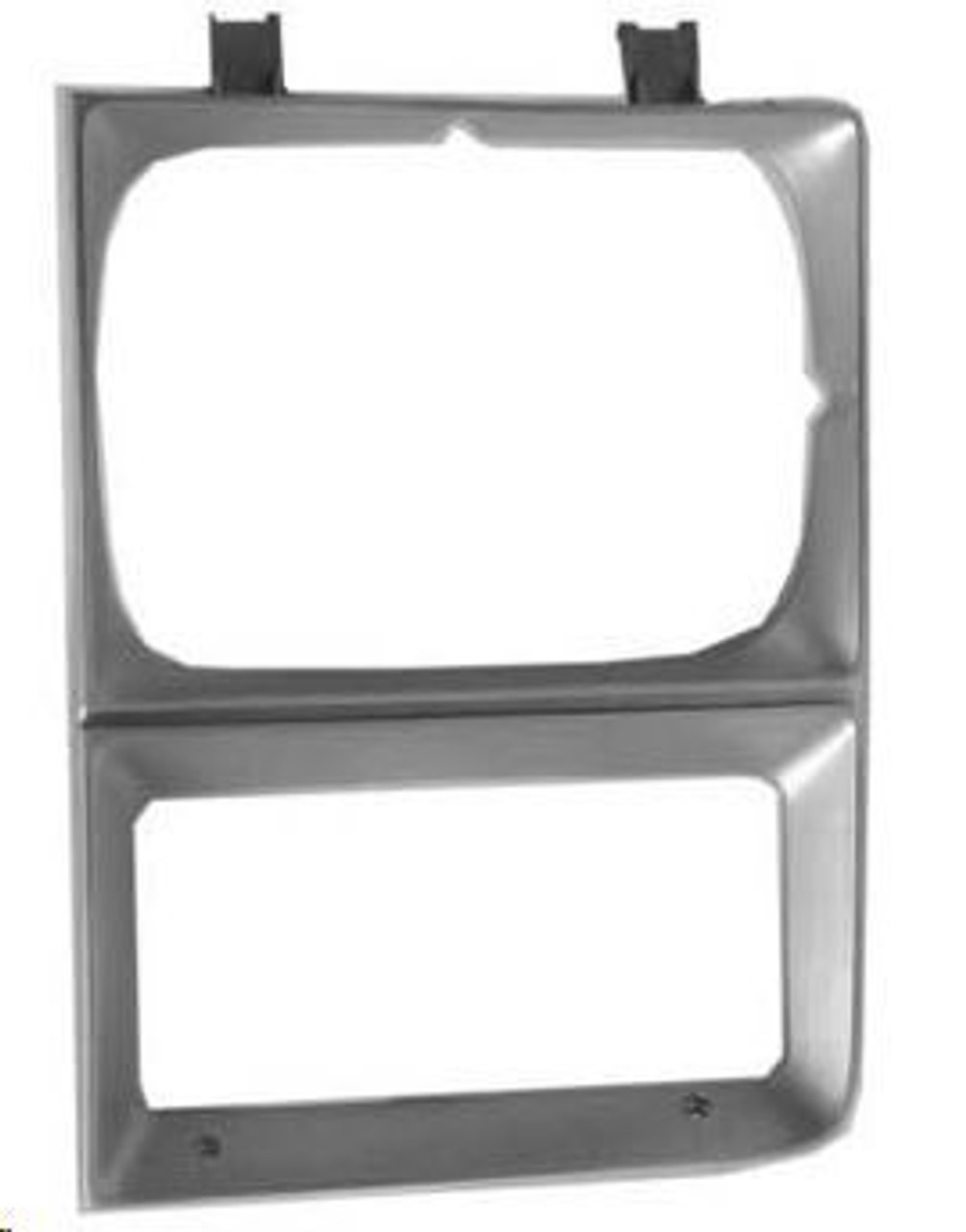 Argent Silver Headlamp Bezel, LH. Fits 1983-84 Chevy Truck w/ Single Headlights.